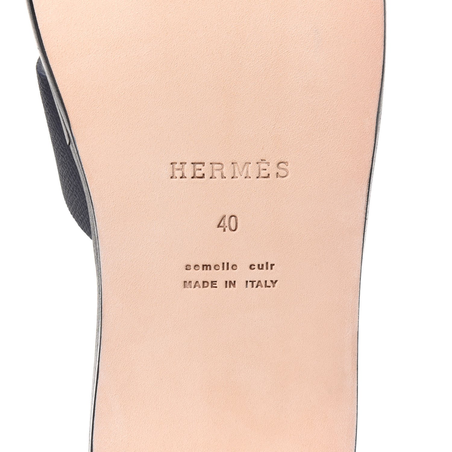Hermes Epsom Mens Izmir Sandals 40 6 of 10