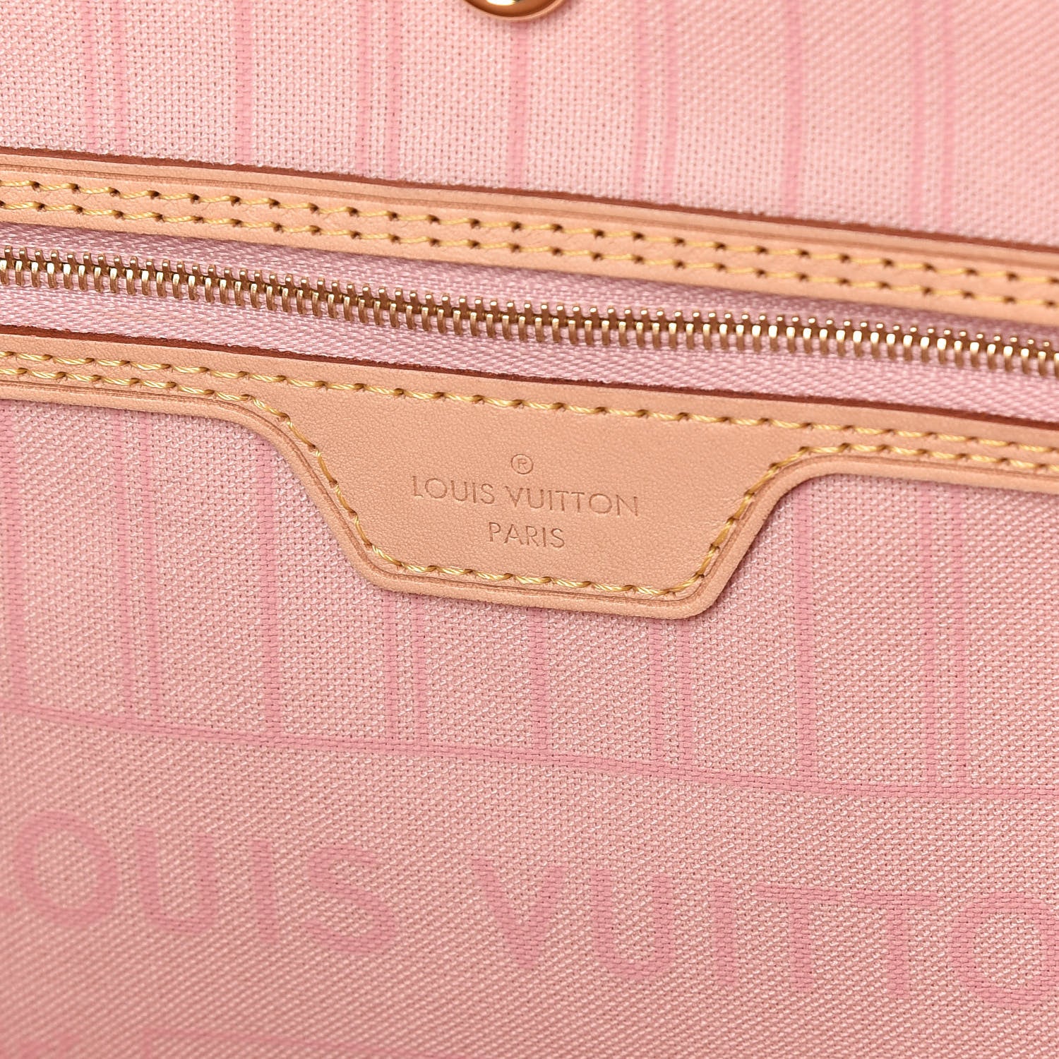 Louis Vuitton Damier Azur Neo Neverfull MM Rose Ballerine 6 of 10