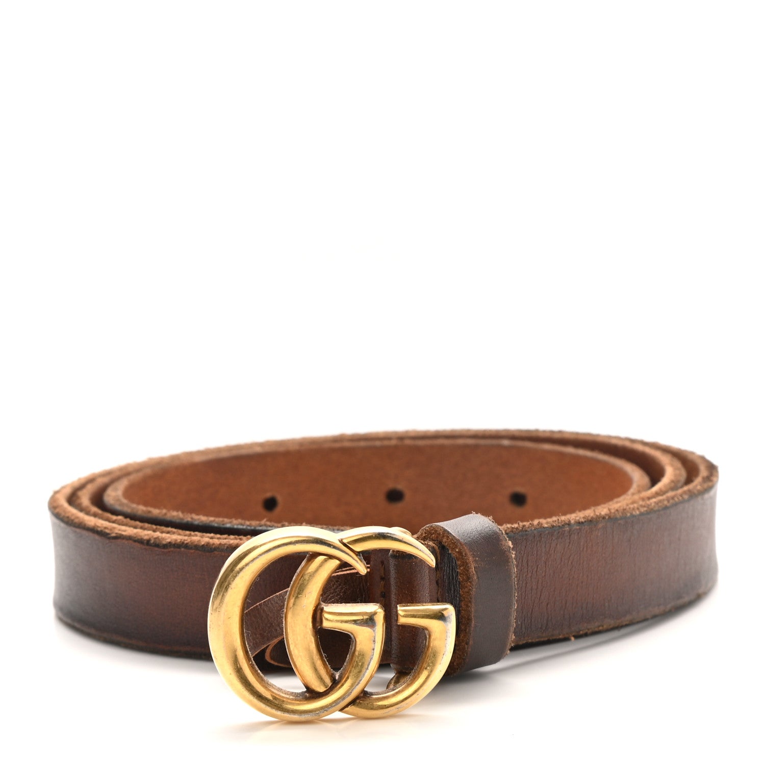 Gucci Faded Calfskin Double G 20mm Belt 85 34 Cuir 1 of 3