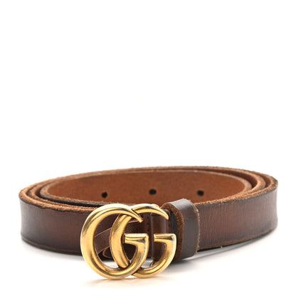 Gucci Faded Calfskin Double G 20mm Belt 85 34 Cuir 1 of 3