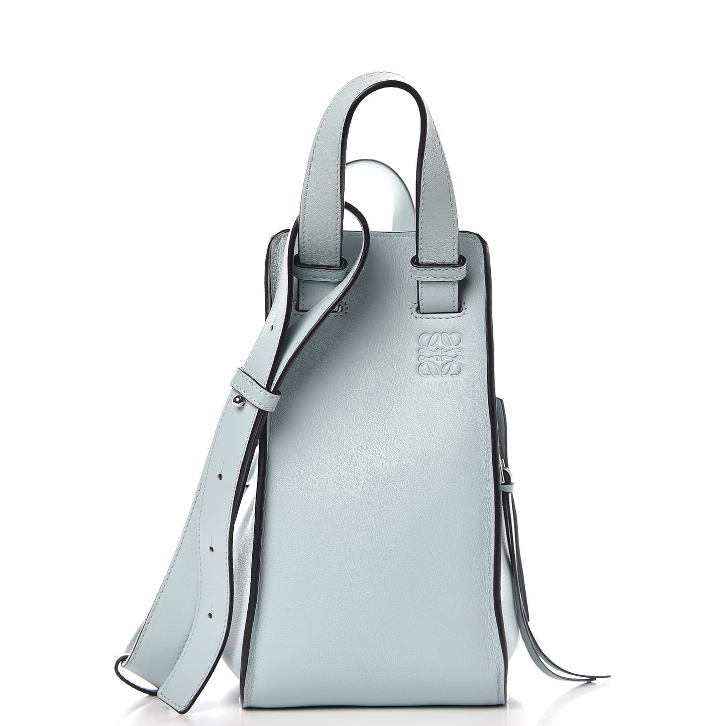 Calfskin Small Hammock Shoulder Bag Aqua