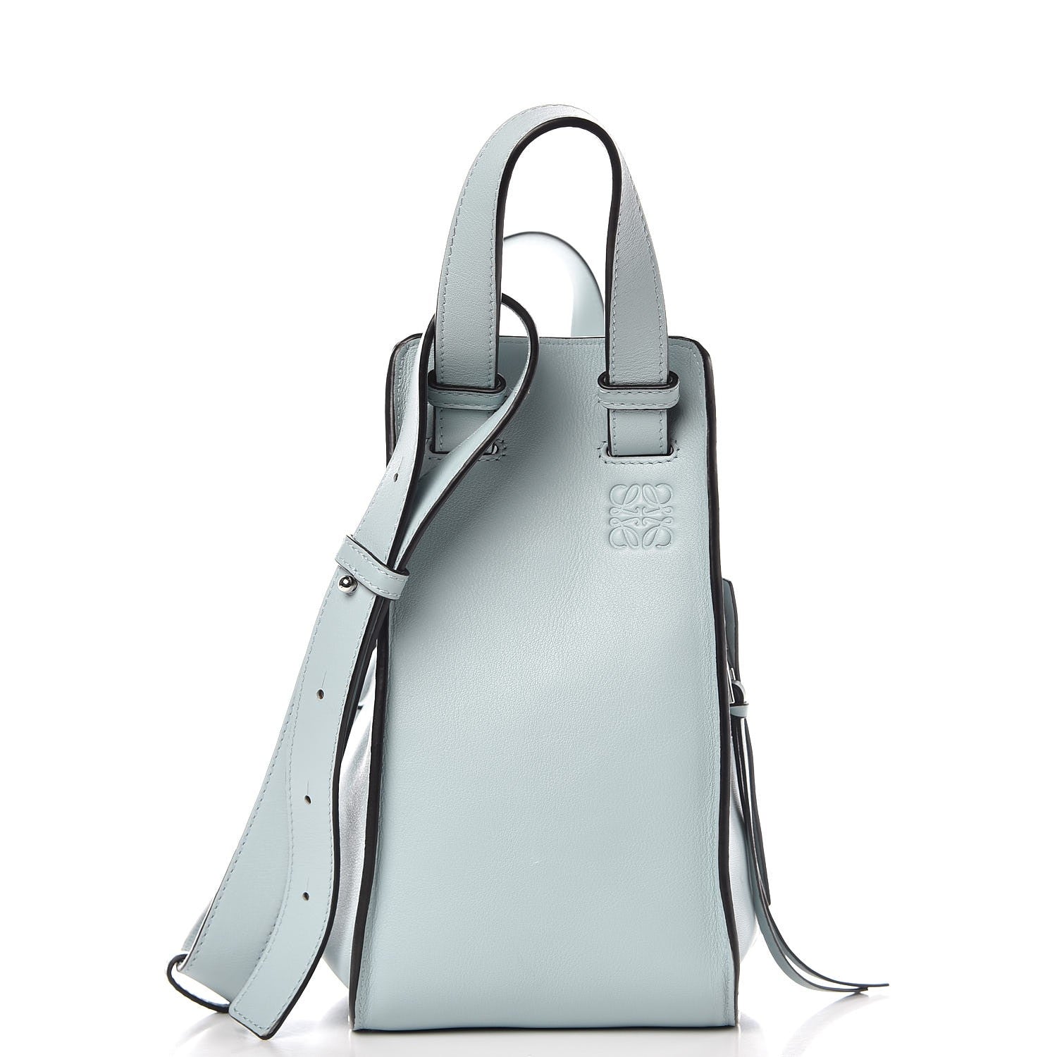 Loewe Calfskin Small Hammock Shoulder Bag Aqua 8 of 8