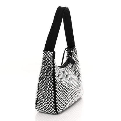 Prada Satin Crystal Mini Re-Edition 2000 Bag Cristal 3 of 10