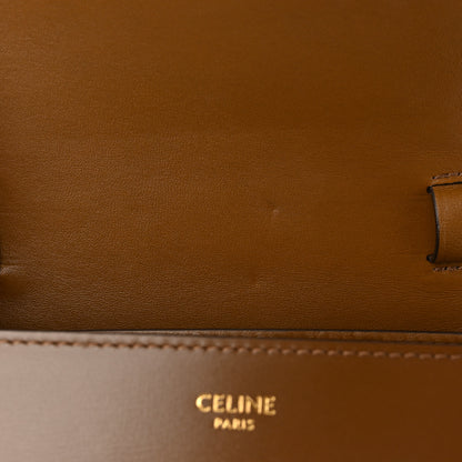 Celine Box Calfskin Teen Classic Box Flap Bag Camel 11 of 11