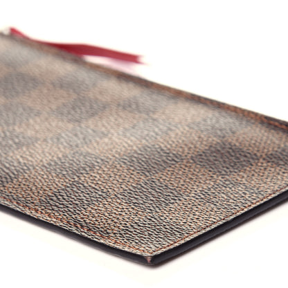 Louis Vuitton Damier Ebene Felicie Chain Wallet Zippered Insert 8 of 10