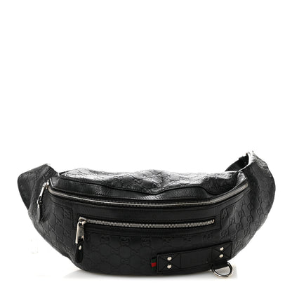 Gucci Guccissima Web Belt Bag Black 1 of 11