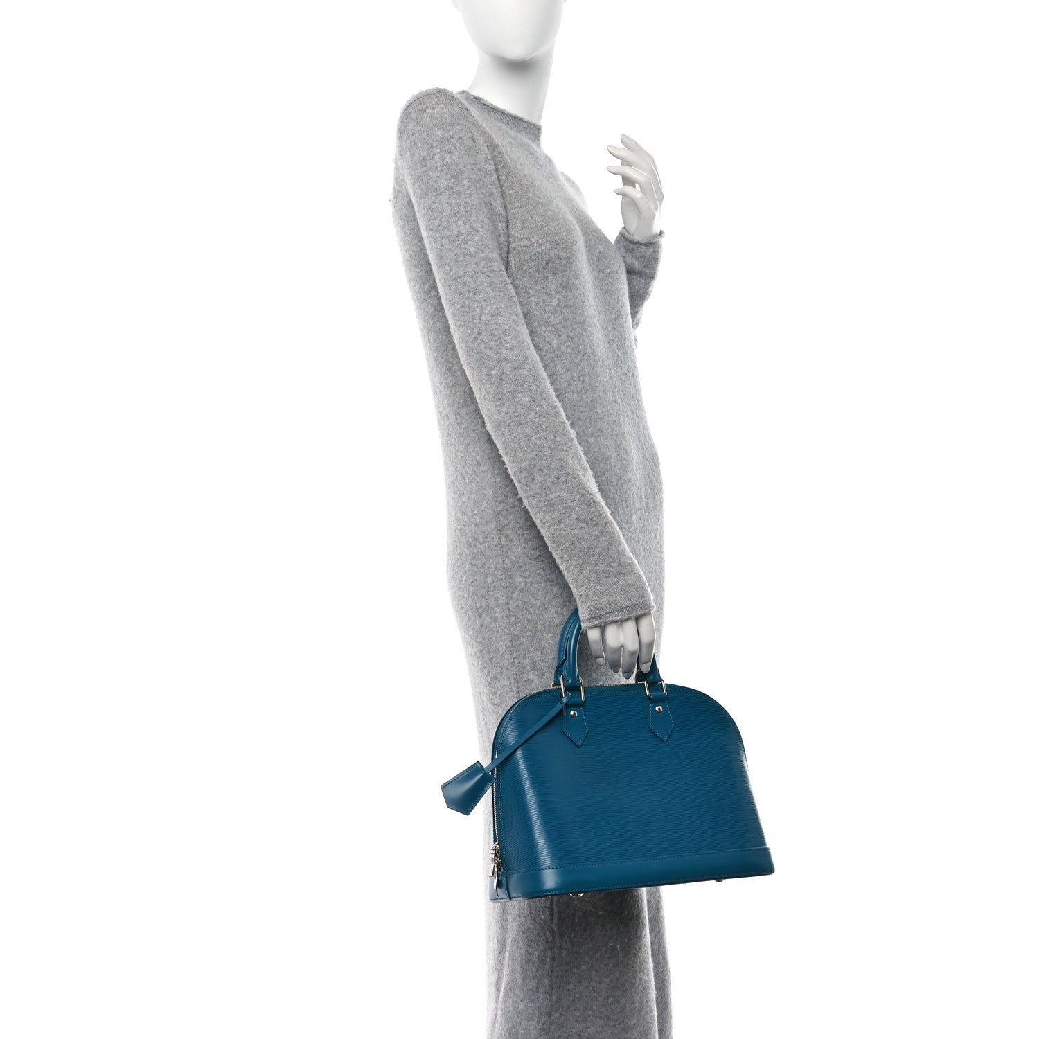 Louis Vuitton Epi Alma PM Cyan 2 of 9
