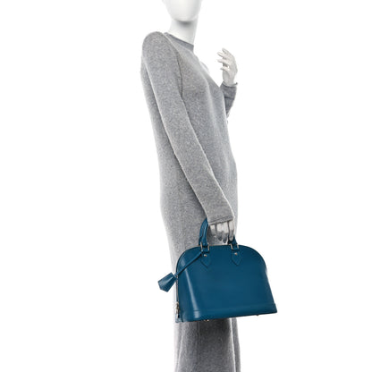 Louis Vuitton Epi Alma PM Cyan 2 of 9