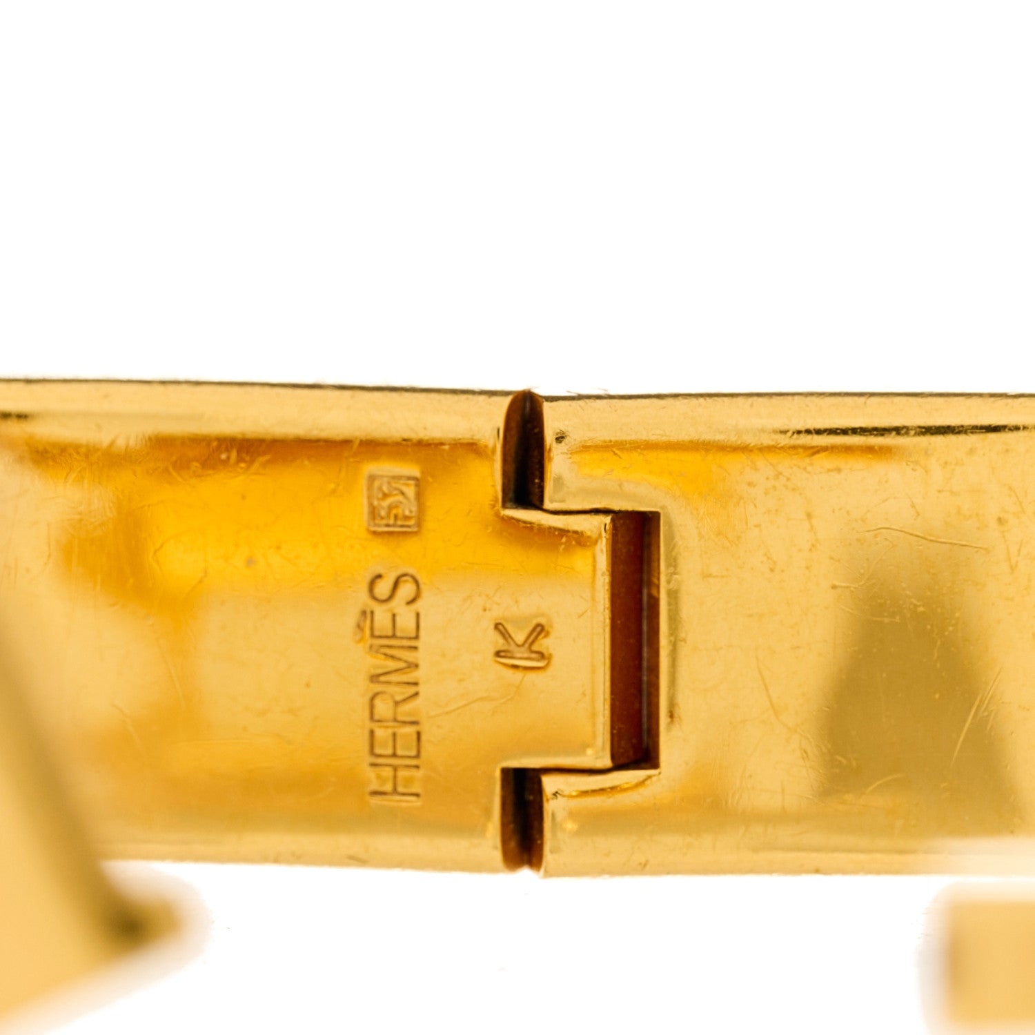 Hermes Enamel Narrow Clic Clac H Bracelet PM Rouge Vif 4 of 4