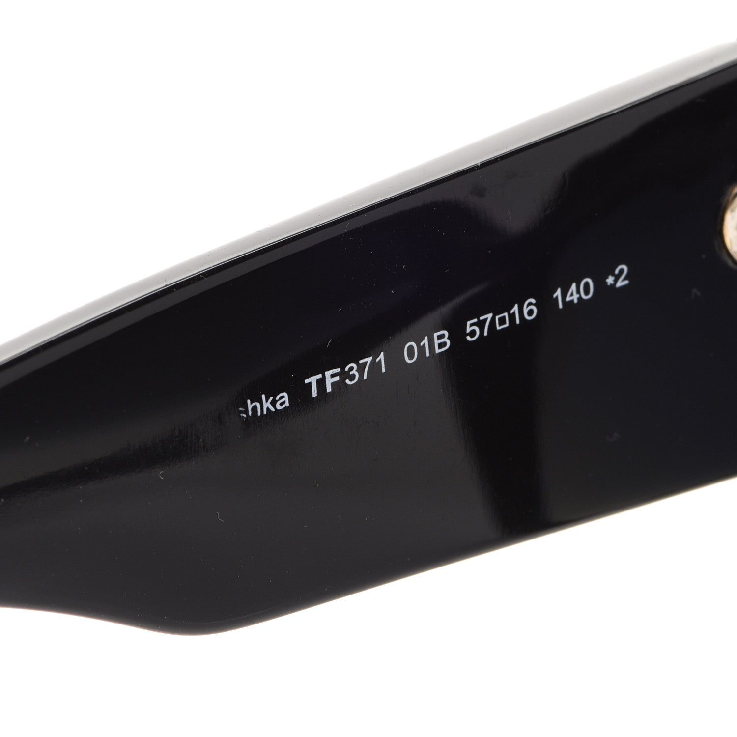 Tom Ford Acetate Anoushka Cat Eye Sunglasses TF371 Black 5 of 9