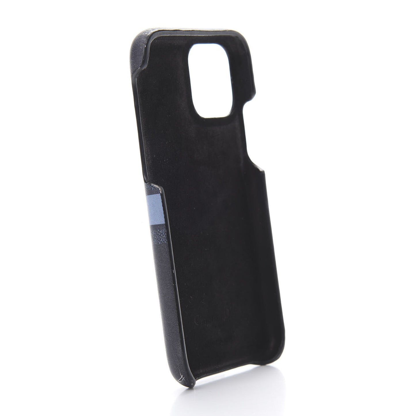 Calfskin Tie Lady Dior iPhone 11 Pro Case Blue Multicolor
