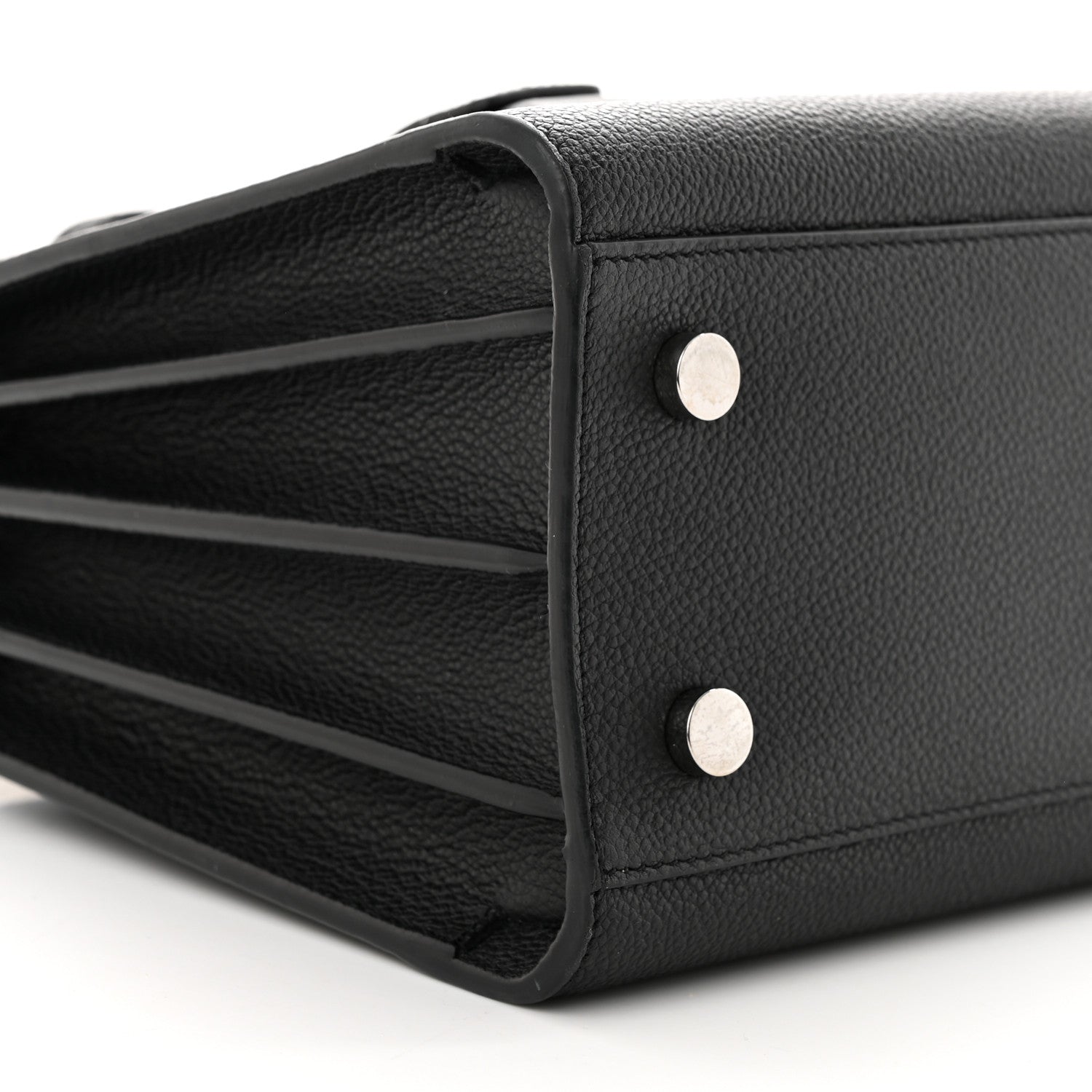 Saint Laurent Grained Calfskin Baby Sac De Jour Black 9 of 10
