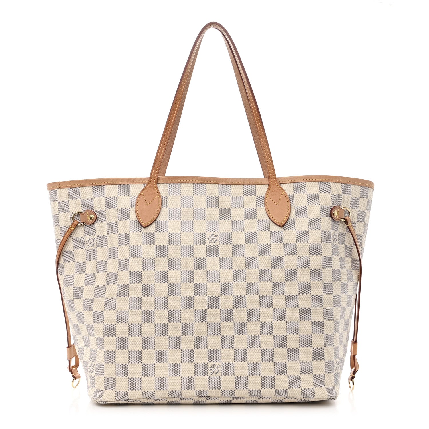 Louis Vuitton Damier Azur Neo Neverfull MM Rose Ballerine 1 of 11