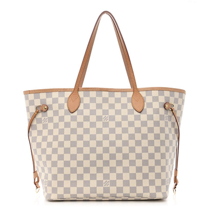 Louis Vuitton Damier Azur Neo Neverfull MM Rose Ballerine 1 of 11