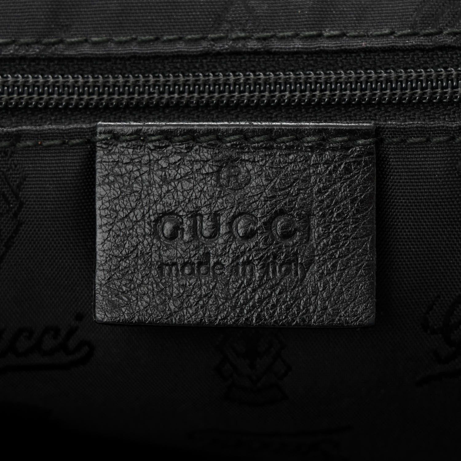 Gucci Guccissima Large New Ladies Web Hobo Black 6 of 11