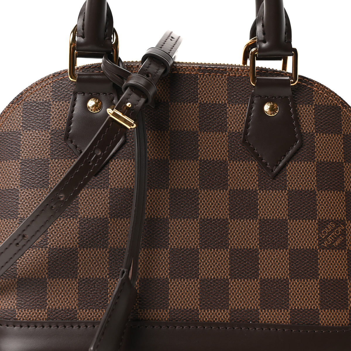 Louis Vuitton Damier Ebene Alma BB 7 of 9