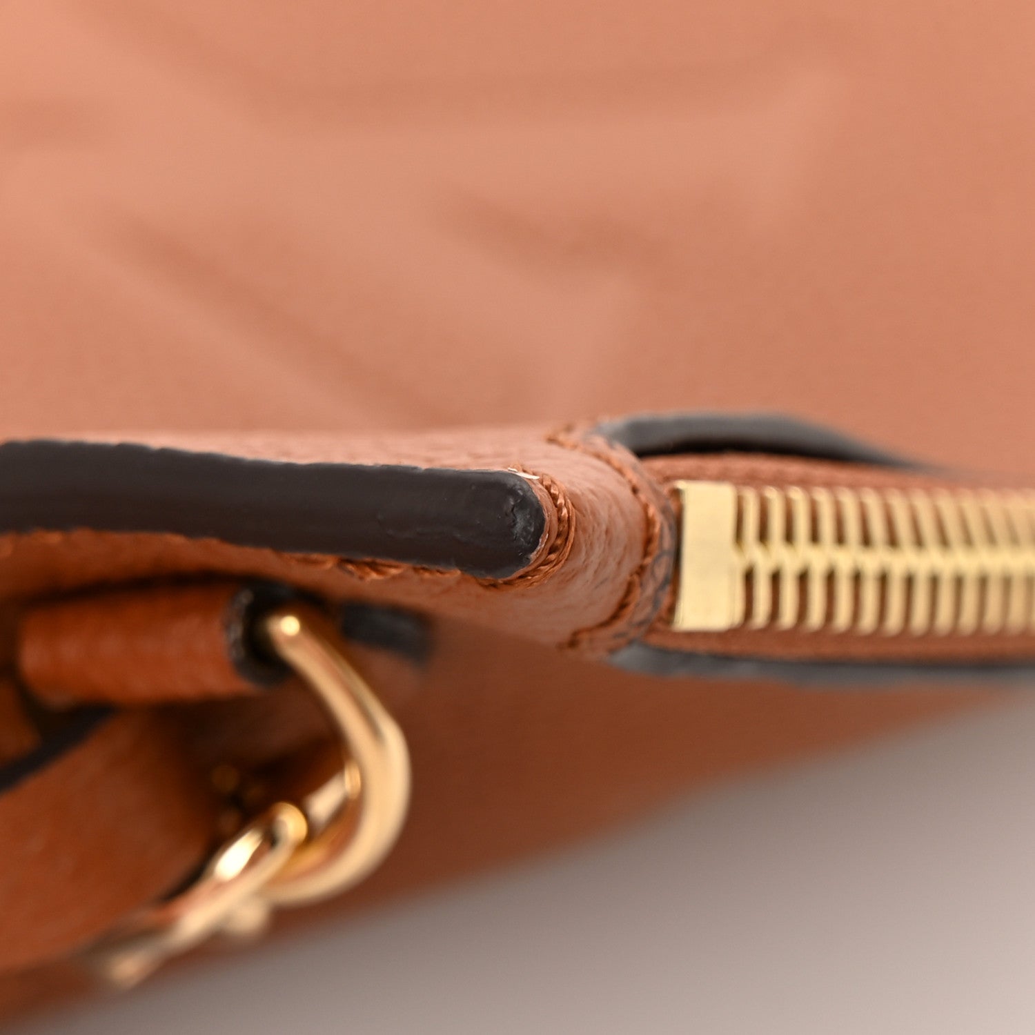 Louis Vuitton Empreinte Monogram Giant Neverfull MM Pochette Cognac 8 of 8