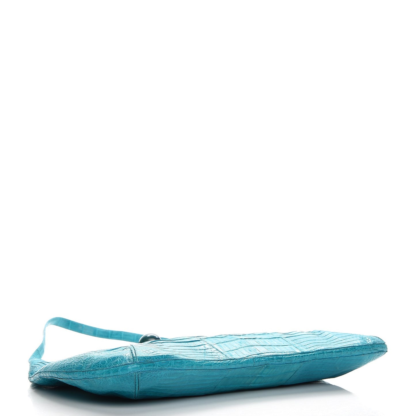 Crocodile Hobo Turquoise