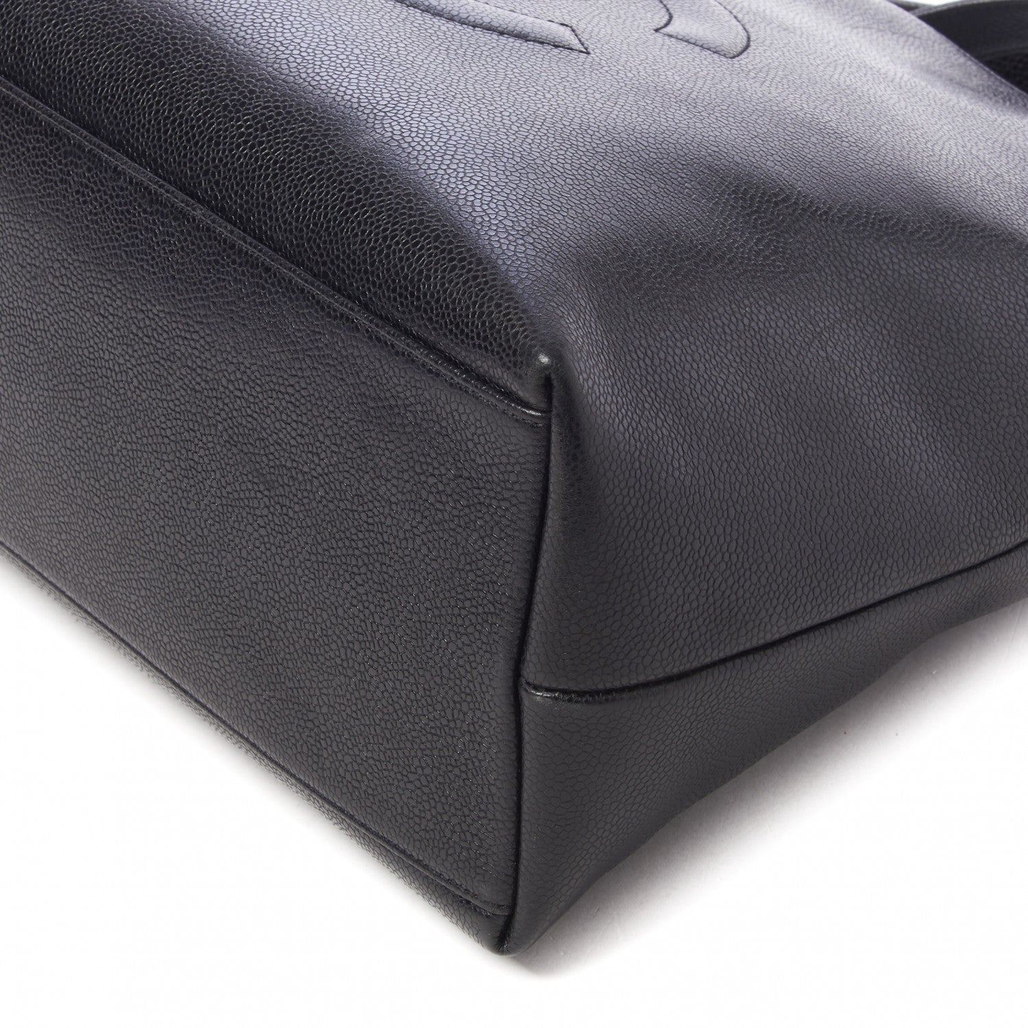 Chanel Caviar Large CC Shoulder Bag Black 5 of 10