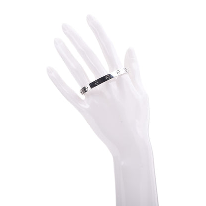 Cartier 18K White Gold LOVE Bracelet 16 2 of 7