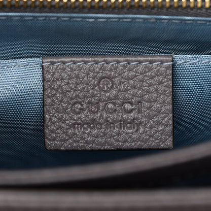 Gucci Grainy Calfskin Small Zumi Shoulder Bag Dusty Grey 6 of 9