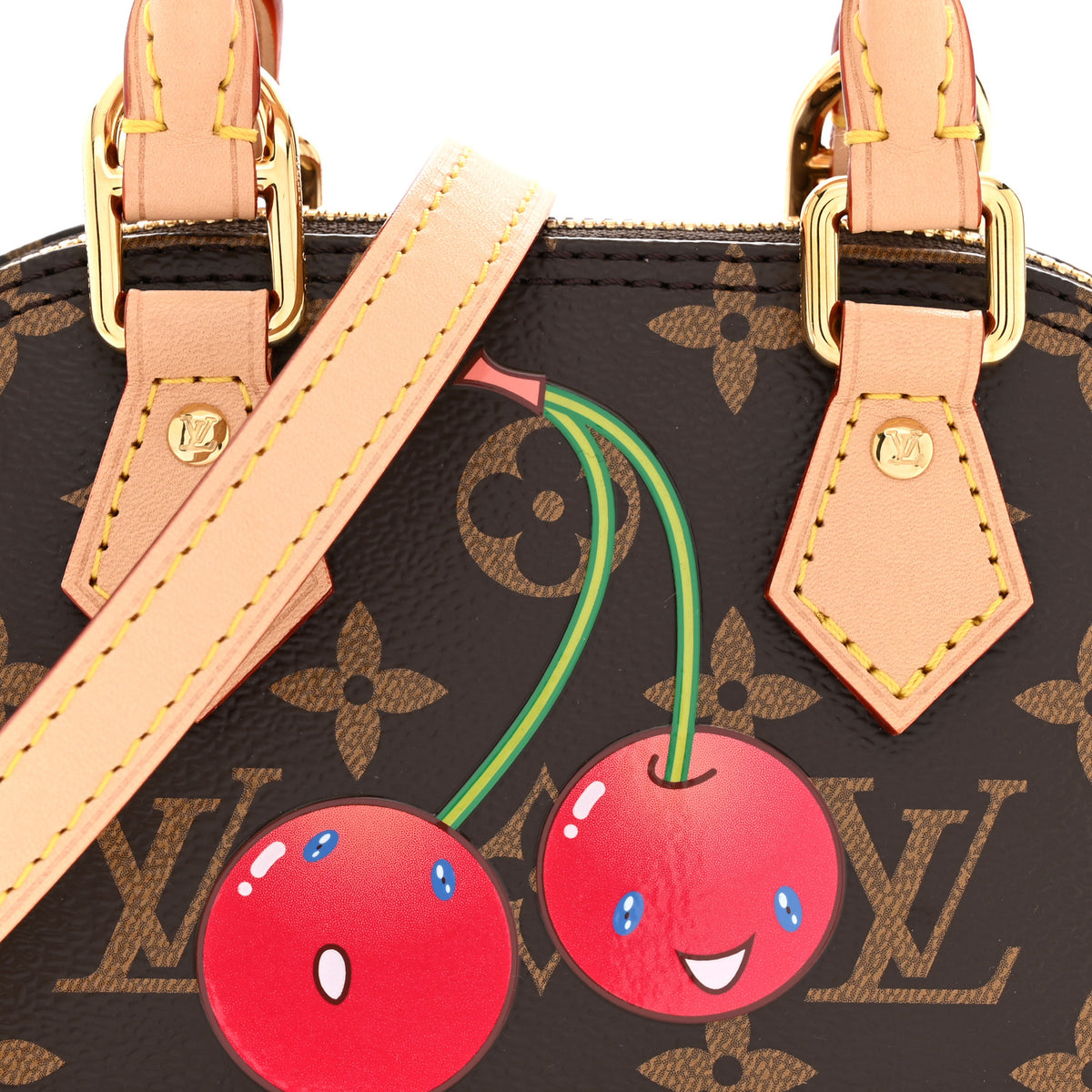 Louis Vuitton LV X TM Monogram Cerises Nano Alma 7 of 9