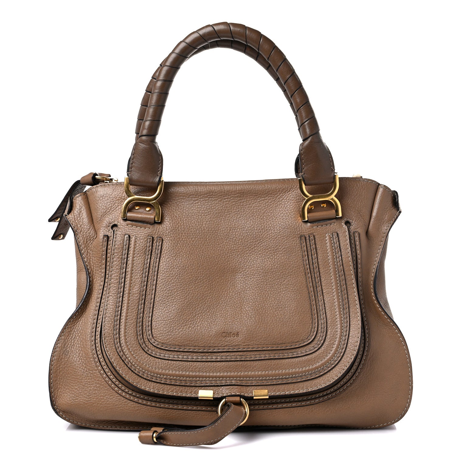 Chloe Calfskin Medium Marcie Satchel Nut 1 of 27