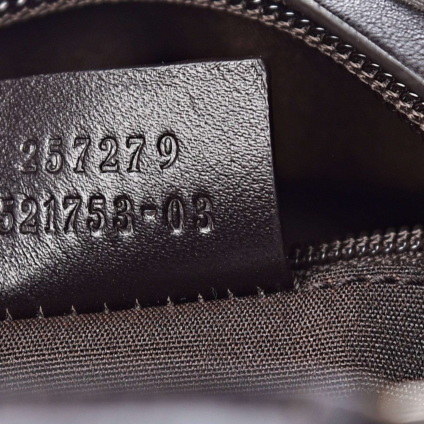 Guccissima Large Hobo Dark Brown