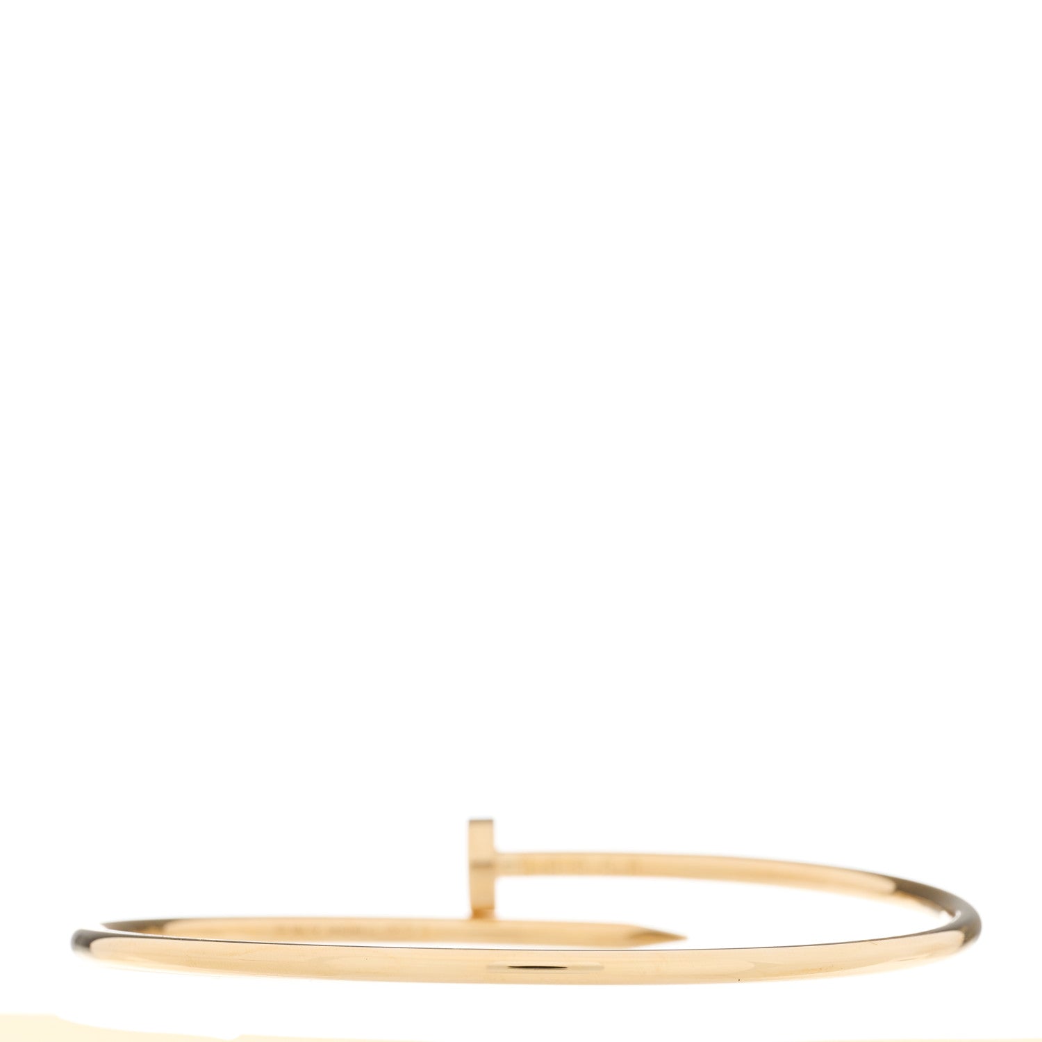 Cartier 18K Yellow Gold Small Juste Un Clou Bracelet 17 2 of 4