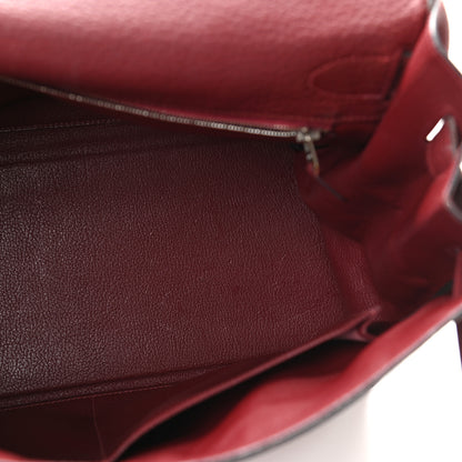 Hermes Fjord Kelly Retourne 40 Rouge H 13 of 31