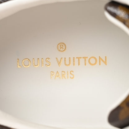 Louis Vuitton Patent Monogram Frontrow Sneakers 37 8 of 9