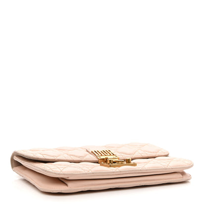 Christian Dior Lambskin Cannage Large Dioraddict Flap Rose Poudre 4 of 11