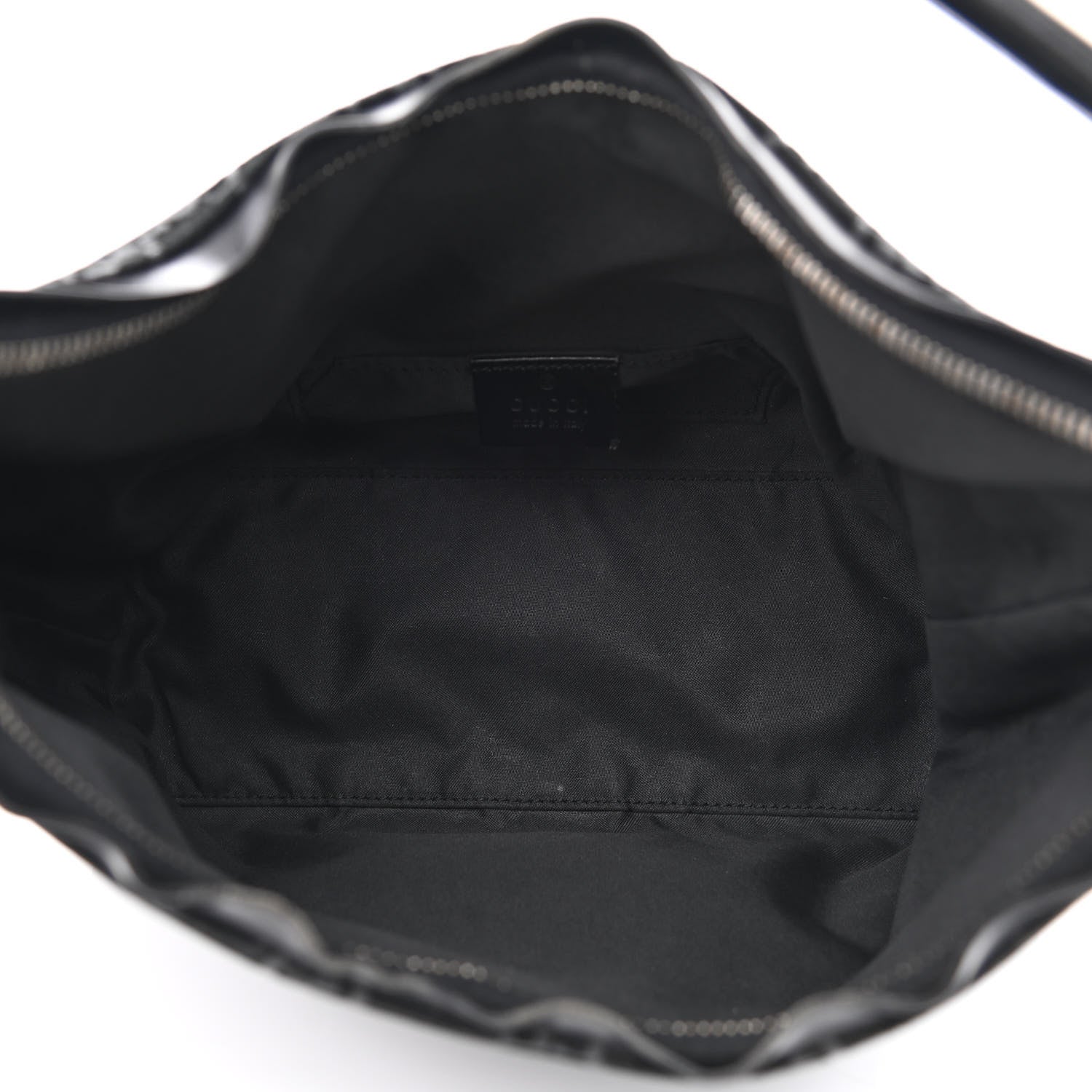 Gucci Suede Monogram Hobo Black 4 of 11