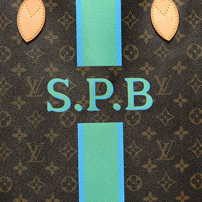 Louis Vuitton Monogram My LV Heritage Neverfull MM Blue Green 10 of 15