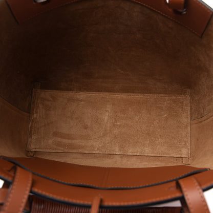 Loewe Smooth Calfskin Small Anagram Tote Tan 5 of 10
