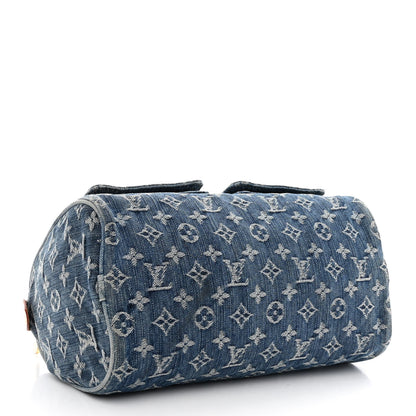 Louis Vuitton Monogram Denim Neo Speedy Blue 4 of 12