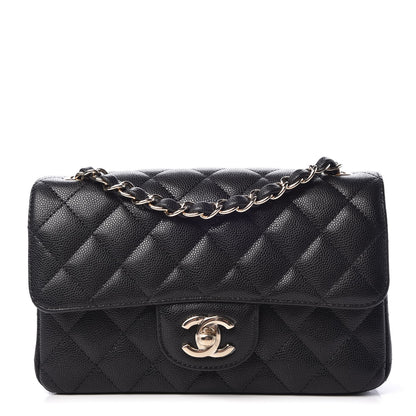 Chanel Caviar Quilted Mini Rectangular Flap Black 1 of 8