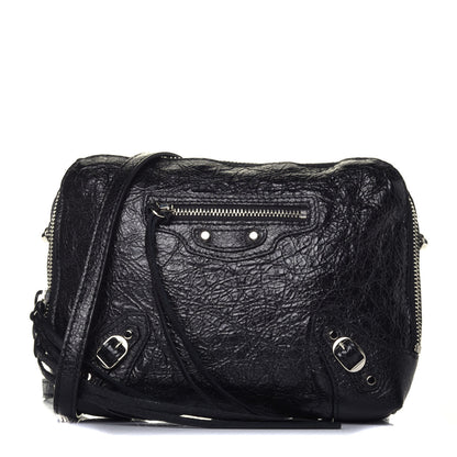 Balenciaga Agneau Classic Hardware XS Reporter Crossbody Black 1 of 7
