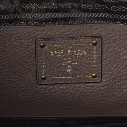 Prada Vitello Daino Shopping Satchel Argilla 6 of 10