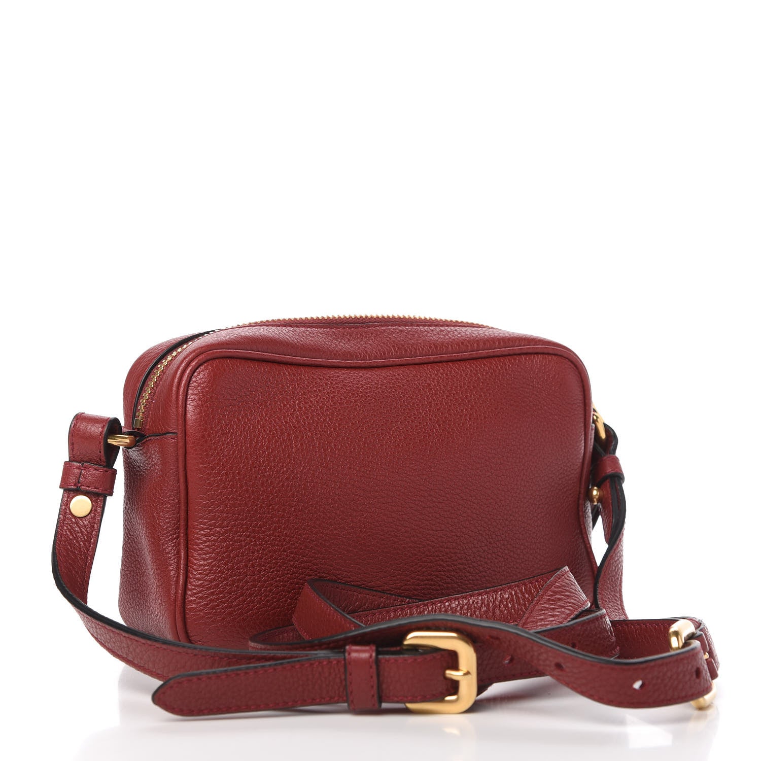 Prada Vitello Phenix Camera Bag Rubino 3 of 10