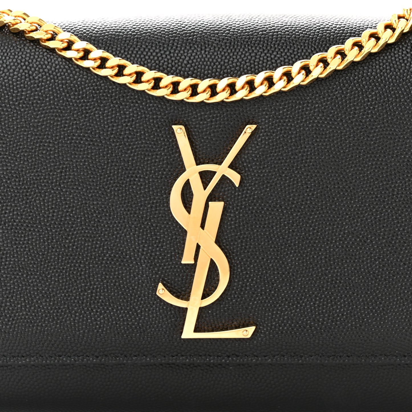 Grain De Poudre Small Monogram Kate Satchel Black