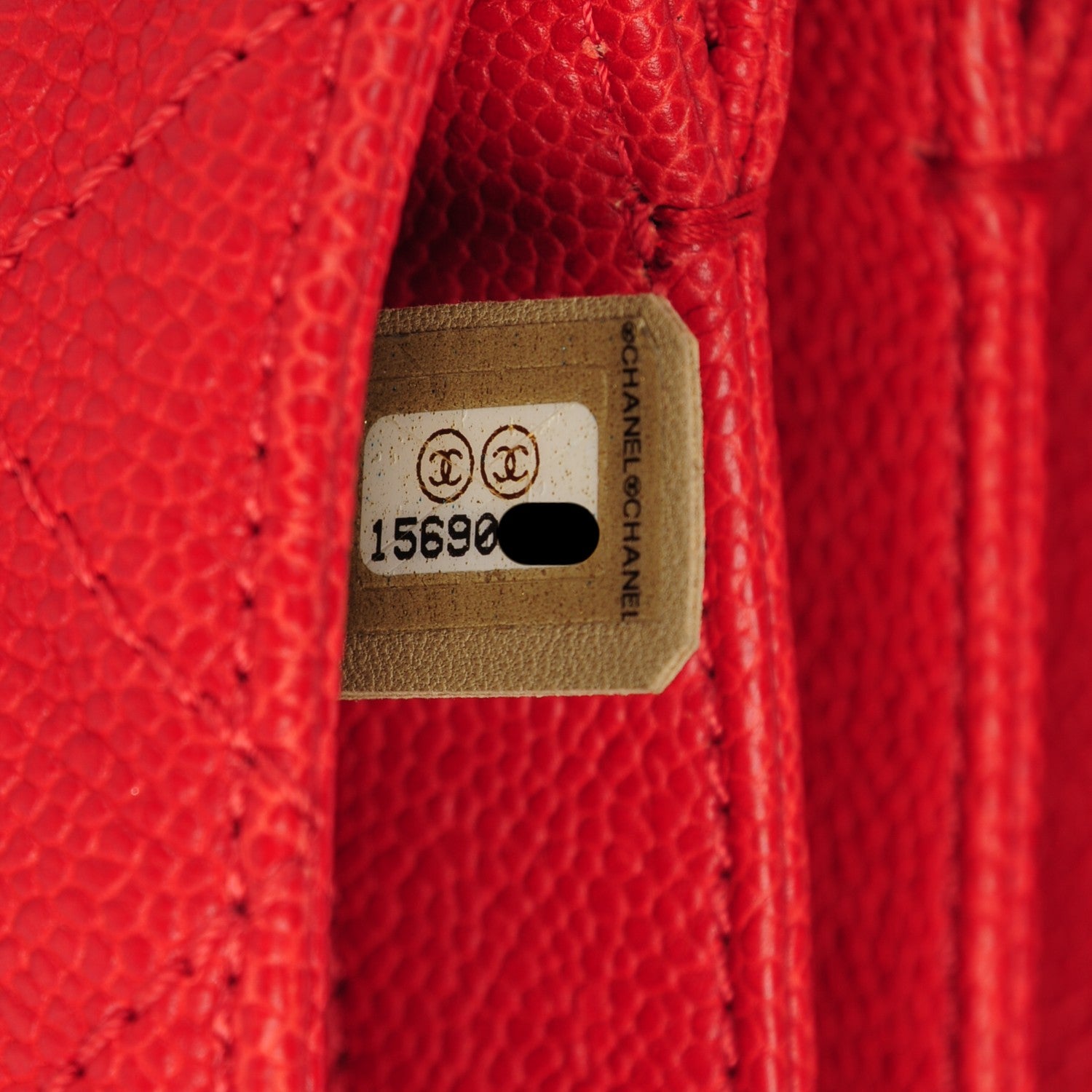 Chanel Caviar Quilted Mini Simply CC Flap Red 7 of 8