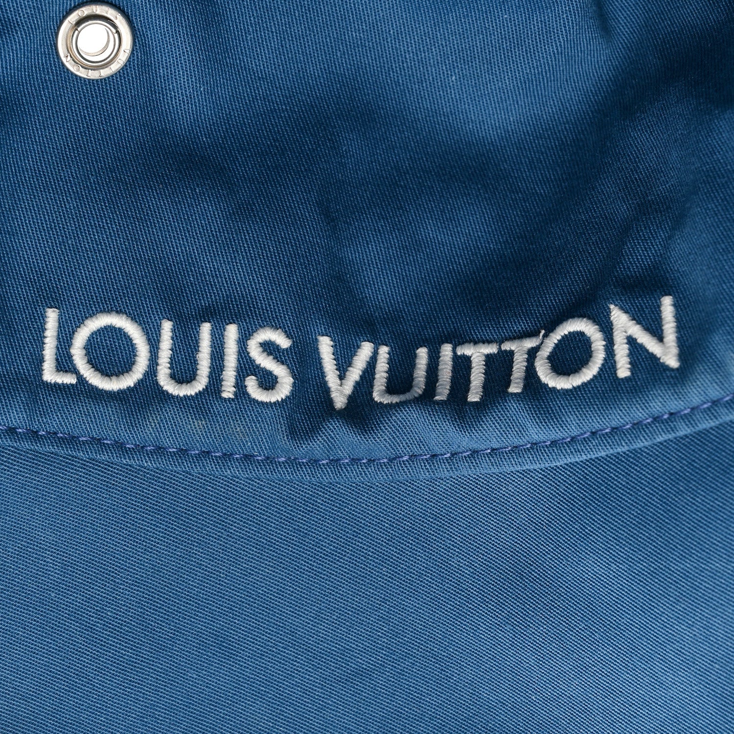 Louis Vuitton Monogram Denim Transformable Bob Bucket Hat Blue 14 of 16