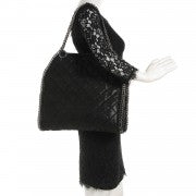 Stella McCartney Shaggy Deer Quilted Small Falabella Tote Black 2 of 18