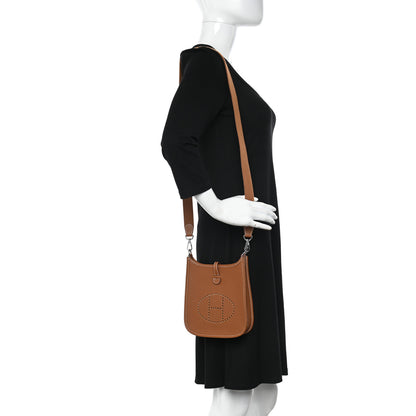 Hermes Taurillon Clemence Evelyne TPM Gold 2 of 11