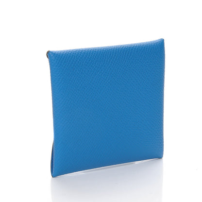 Hermes Epsom Bastia Coin Purse Bleu Zanzibar 3 of 8