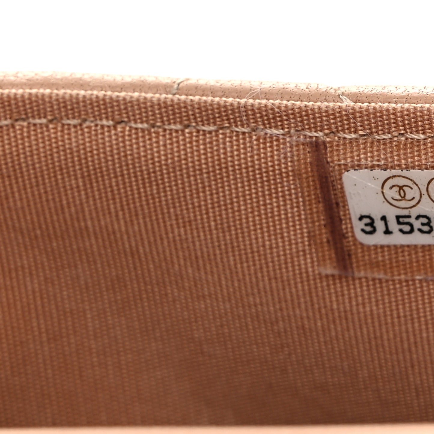 Lambskin Quilted Top Handle Flap Coin Purse With Chain Beige