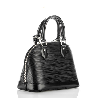 Louis Vuitton Epi Alma BB Black 3 of 9