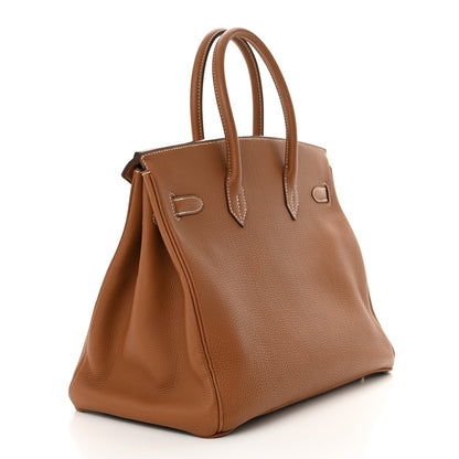 Hermes Togo Birkin 35 Gold 3 of 15