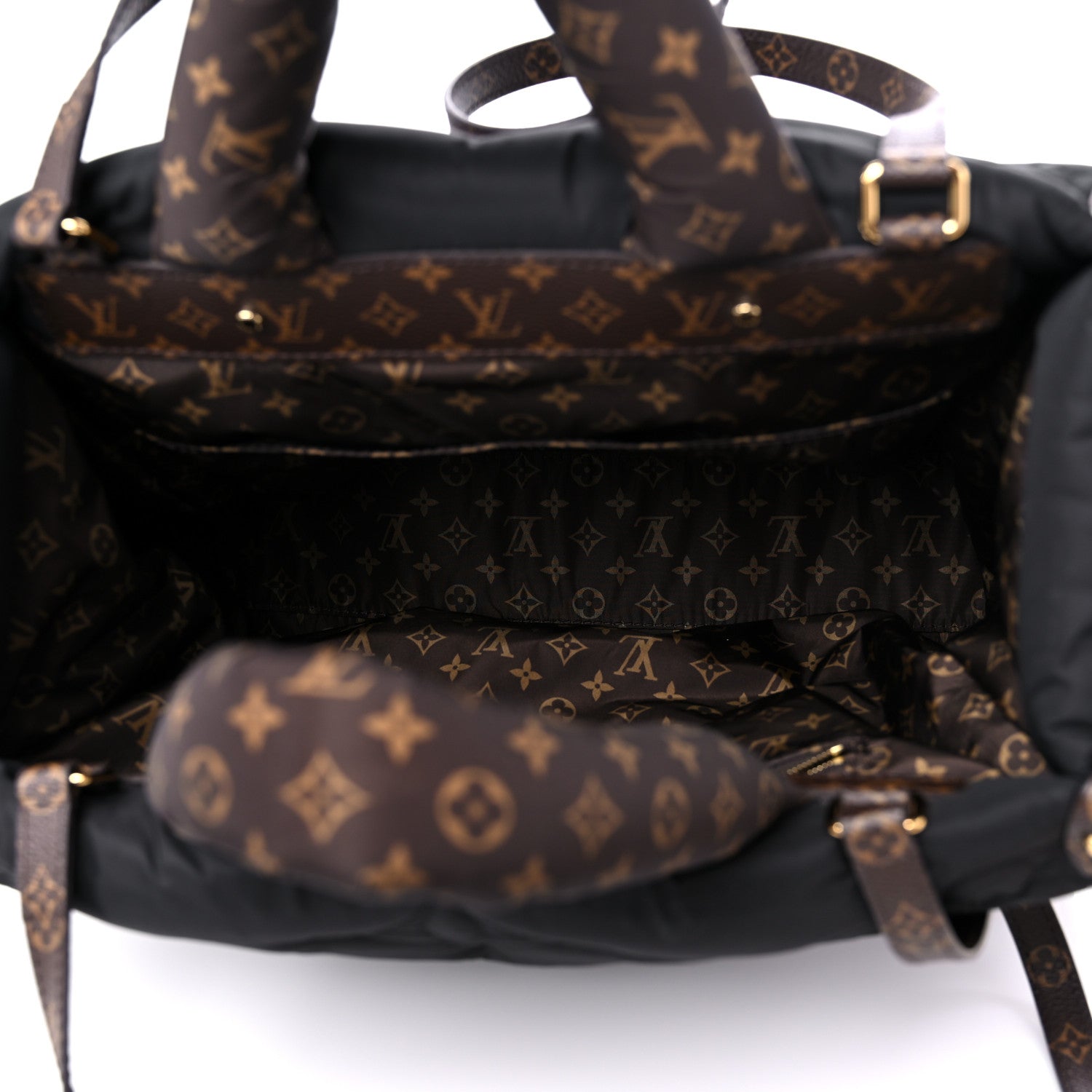 Louis Vuitton Econyl Monogram Pillow Giant Onthego MM Black 5 of 8